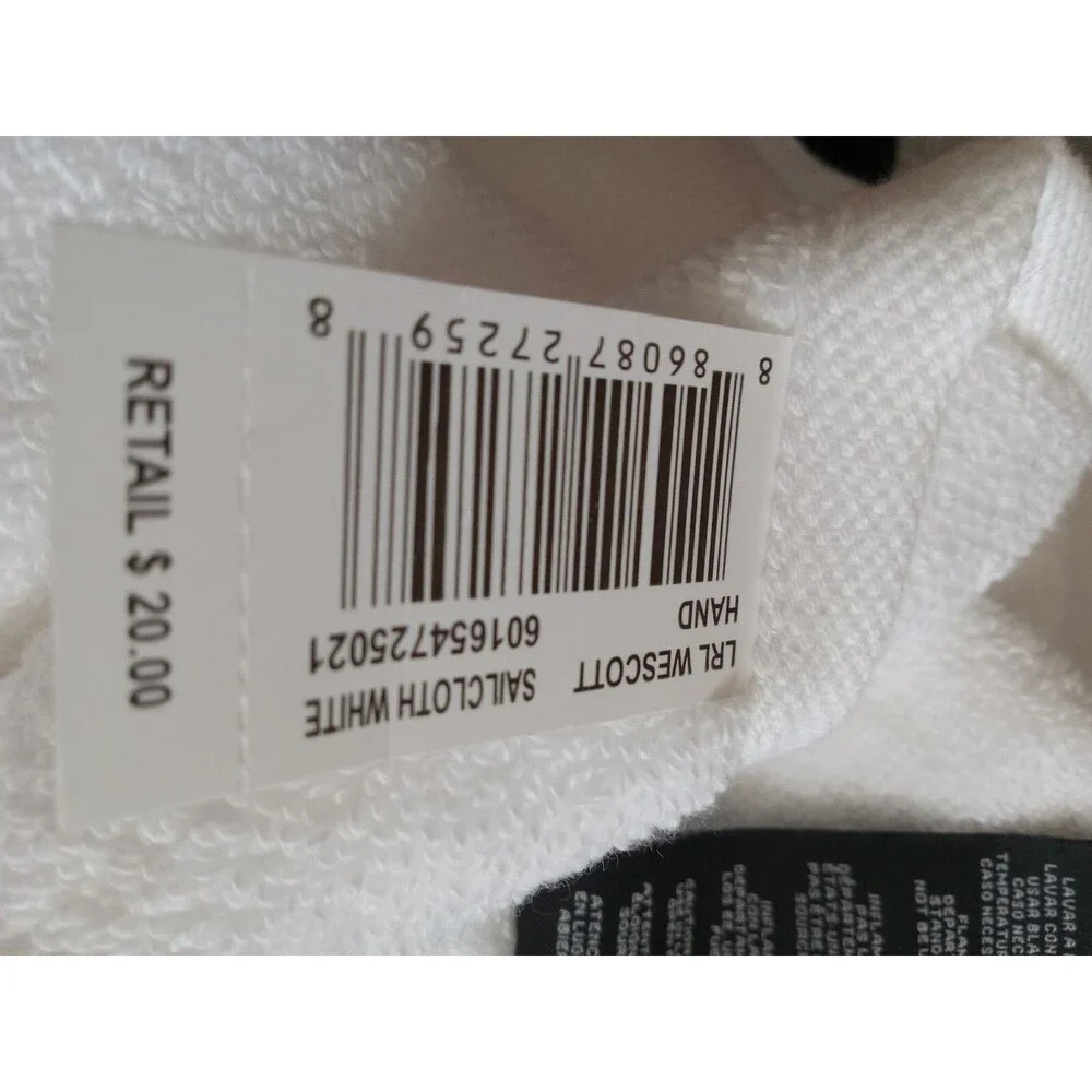 Lauren Ralph Lauren Hand Towel Wescott Sailcloth White